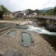 奥津温泉　河原露天風呂の写真